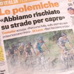 Contador is scathing in his comments; 'percorso folle' - "race route insane."